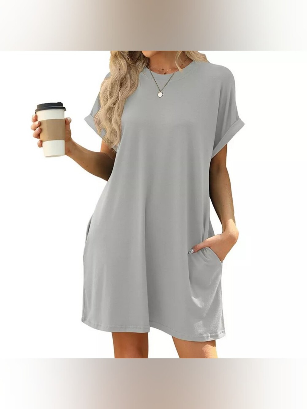 T Shirt Dress With Pockets NWOT